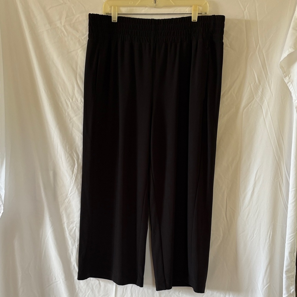 Nicole Miller Black Wide Leg Trousers